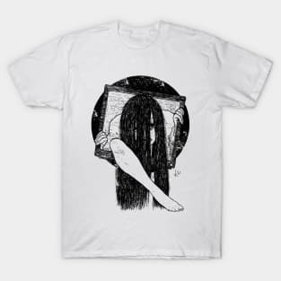 TV Set SADAKO (Black print) T-Shirt